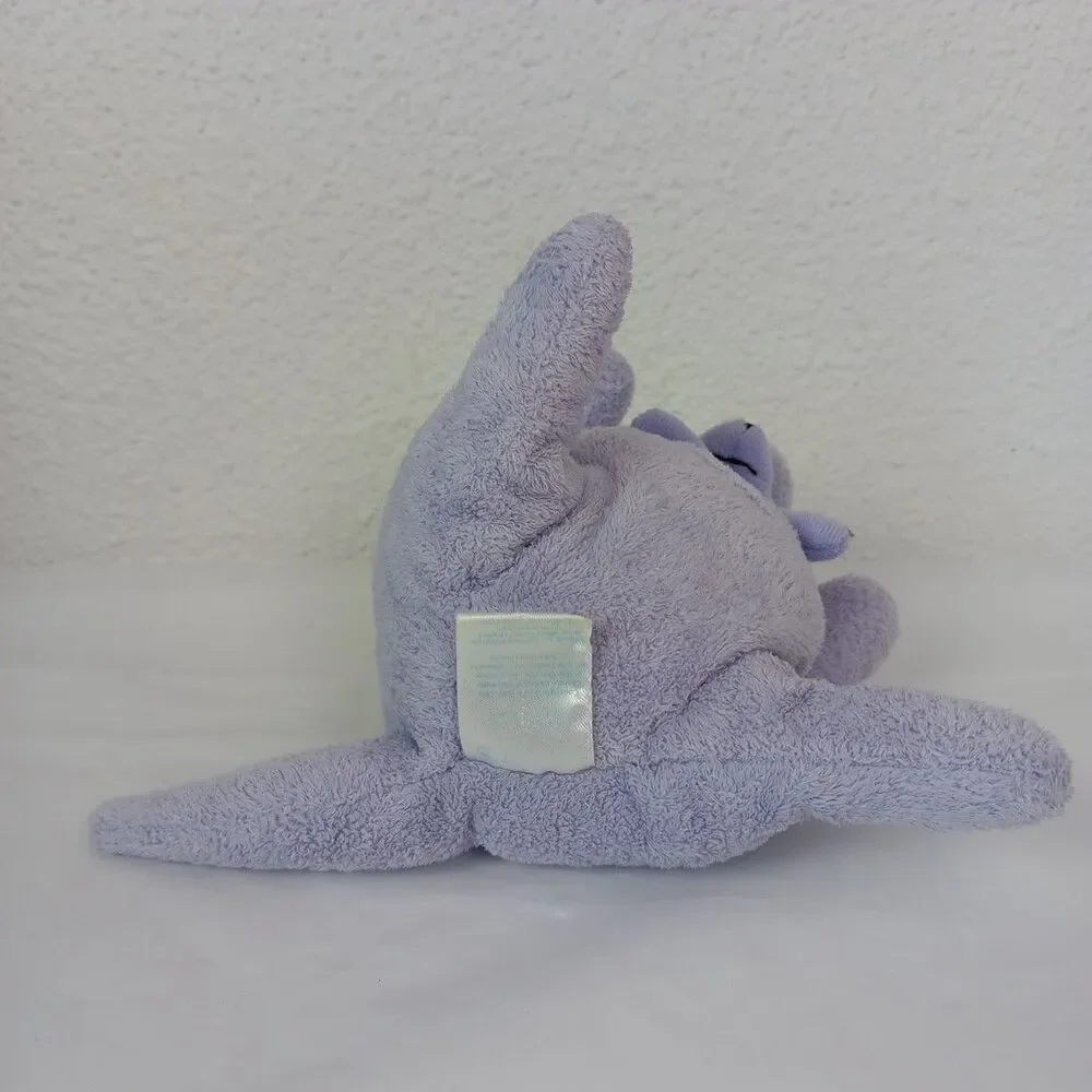 Baby Vintage Carter's John Lennon Purple Kangaroo & Joey Plush Rattle Toy
